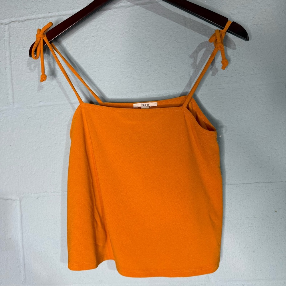 NWT Bar III Orange Tank Top
